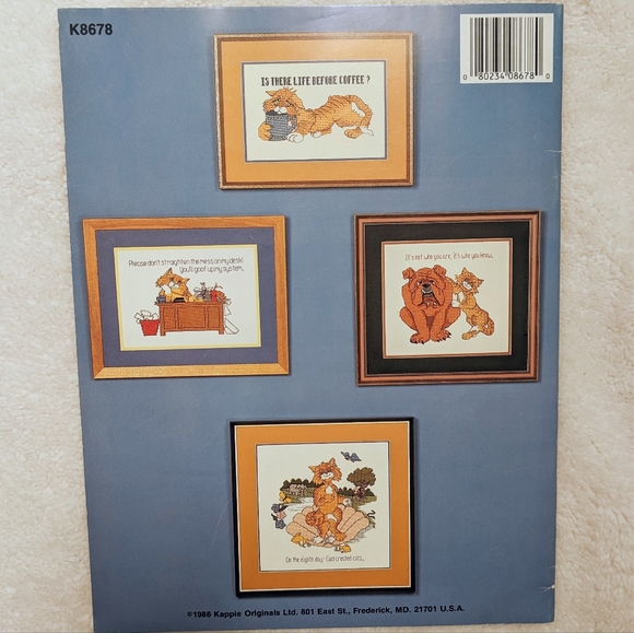 Introducing Stanley Vintage Cross Stitch Pattern Book, Kappie Originals - Picture 3 of 6